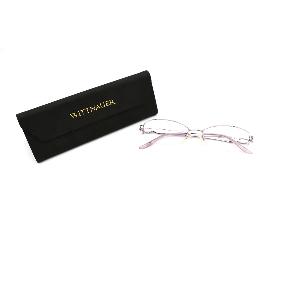 Wittnauer Glam Lilac 52-16-135mm Eyeglasses FRAMES ONLY - GOOD CONDITION